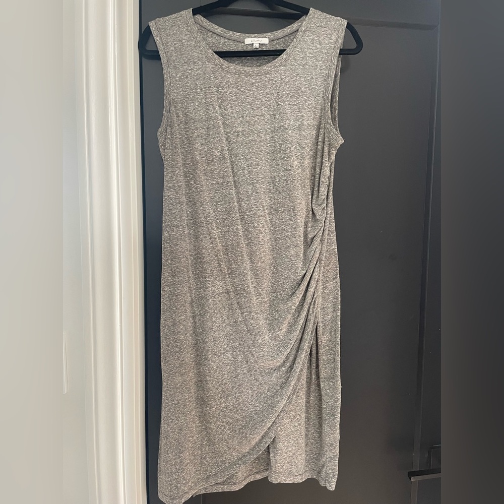 Grey t-shirt dress